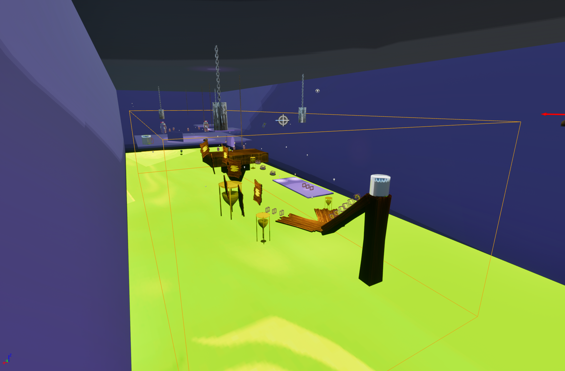 Beta version with bifurcating path and basic lighting