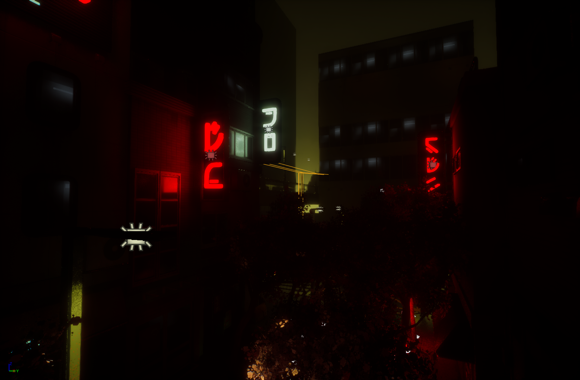 Rect Lights on Neon Signs